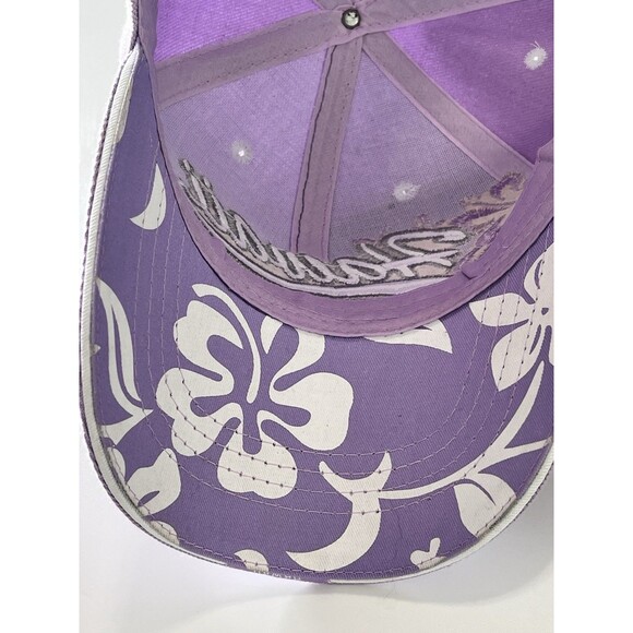 Chelona USA Lavender Hawaii adjustable strapback cap hat Embroidered - Picture 8 of 9